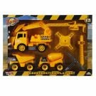 Set 3 vehicule de constructie si accesorii, Zapp Toys