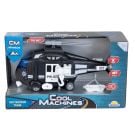 Elicopter de politie cu lumini si sunete, Cool Machines, 1:16, Negru