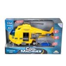 Elicopter de interventie cu lumini si sunete, Cool Machines, 1:16, Galben