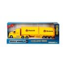 Masina de transportat containere cu lumini si sunete Maxx Wheels, 1:50, Galben
