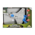 Avion Jet Fighter cu lumini si sunete, Cool Machines, 1:16, Albastru