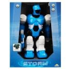 Robot cu lumini si sunete, Storm Brave, Albastru, 25 cm