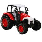 Tractor de ferma, Maxx Wheels, 14 cm, Rosu