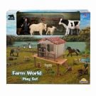 Set figurine, Crazoo, Animale de la ferma, Vaca, Tap si Ied