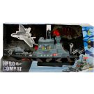 Nava militara cu lumini si sunete, Hero Combat, 58 cm