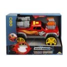 Camioneta cu Lumini si Sunete, Maxx Wheels, Rosu, 23 cm