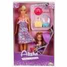 Set de joaca papusa Alisha, Mama si fiica in excursie