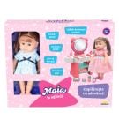 Set de joaca cu papusa Maia in oglinda, Bleu