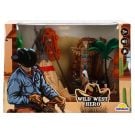 Set de joaca cu figurine, Wild West Hero, Indian Cowboy