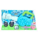 Pistol de facut baloane cu lumini si sunete, Bubble Gun, 256 ml, Albastru