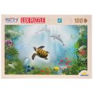 Puzzle Luxury, Witty Puzzlezz, Broaste testoase si delfini, 100 piese