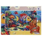 Puzzle Witty Puzzlezz, Pesti colorati, 35 piese