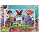 Puzzle Witty Puzzlezz, Jocul elefantilor, 35 piese