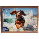 Puzzle Witty Puzzlezz, Caine pe plaja, 250 piese