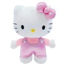 Jucarie de plus, Hello Kitty in salopeta, Roz, 30 cm