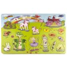 Puzzle din lemn, Lumea basmelor, 20 piese