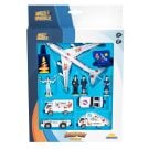 Set de joaca cu vehicule, Maxx Wheels, Aeroport, 13 piese