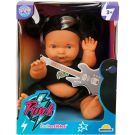  Papusa Bebelus, Dollz n More, Punk Nil, 23 cm, Negru