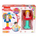 Set de coafat din plastilina, Crafy, 15 piese