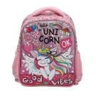 Ghiozdan cu un compartiment, Sun Design, model Unicorn Good Vibes