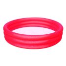 Piscina gonflabila rotunda, 3 inele, Bestway, Rosu, 183 x 33 cm