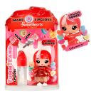 Papusa Yummiland, Lipgloss Doll Sweethearts, Ruby Hearts, 526438EUC