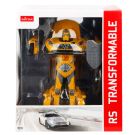 Masina transformabila cu telecomanda, Rastar, Mercedes AMG GT3, 1:14, Galben