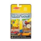 Set 4 planse de colorat cu apa, Melissa & Doug, Vehicule, 6074877