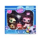 Set 2 figurine cu accesorii, Littlest Pet Shop, Holiday Pet Pairs, S4