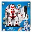 Robot cu telecomanda, lumini si sunete, Sunman, Rosu