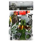 Set de joaca, soldat de lupta cu accesorii, Hero Combat, 31.5 cm