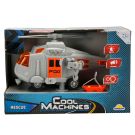 Elicopter de salvare cu sunete si lumini, Cool Machines, Gri, 1:20