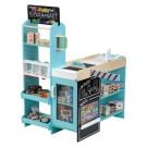 Set supermarket din lemn, Klein, Shopping Center, 58 piese