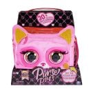 Geanta interactiva metalizata, Purse Pets, Roz, 20139590