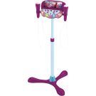 Set pentru karaoke, Stativ ajustabil cu doua microfoane, lumini sunete Lexibook Disney Frozen 2