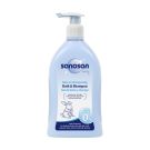 Gel de dus si sampon bebelusi Sanosan, 500 ml