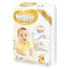 Scutece Huggies Elite Soft 3, 80 buc, 5 - 9 kg