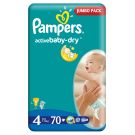 Scutece Pampers Active Baby-Dry 4 Maxi, 70 buc, 7 - 14 kg