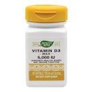 Vitamin D3 5000UI, 60 capsule moi, Nature's Way, Secom