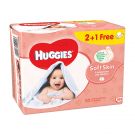 Servetele umede HUGGIES Soft Trio, 3 x 56 buc