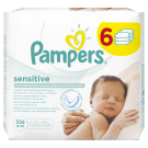 Servetele umede Pampers Sensitive, 6 x 56 buc