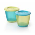 Set 2 recipiente cu capac pentru stocarea hranei, Tommee Tippee Explora