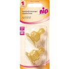 Set 2 tetine ortodontice latex pentru ceai Nip, marime S, 0 - 6 luni