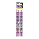 Set 4 creioane de scris cu radiera - Littlest Pet Shop