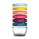 Set 6 recipiente cu capac pentru pastrarea hranei Babymoov, 250 ml