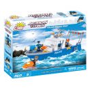 Set de constructie Cobi Action Town - Barca de patrulare a politiei