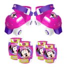 Set de protectie si role cu 4 roti Minnie Mouse, Marime 23-27