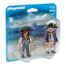 Set figurine Playmobil Pirates - Pirat si soldat (6846)