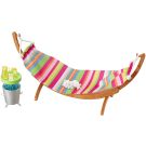 Set Barbie - Hamac cu accesorii pentru papusa, DVX47