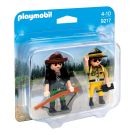 Set figurine Playmobil Wild Life - Padurar si vanator (9217)